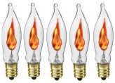 Flicker Flame Candelabra Bulbs (Box of 5)