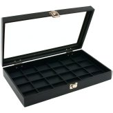 Midnight Glass Jewelry Display Tray