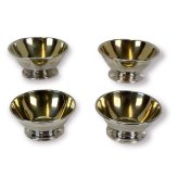 Antique Sterling Silver Salt Cellar Set by S Kirk & Son