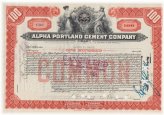 Alpha Cement Heritage Certificate