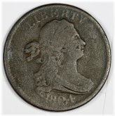 Cracked Date Half Cent
