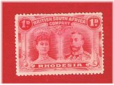 Rhodesia Colonial Stamp Set - Mary & George #102