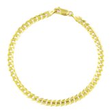 Golden Curb Chain Bracelet