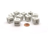 Golden Currency Dice Set