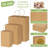Eco Kraft Handles Gift Bags