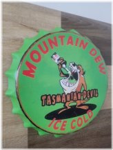 Dewy Tasmanian Metal Cap Sign