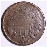 1867 Two Cent Piece Collection