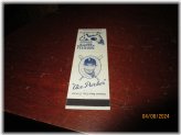 Mid-Century Durham Bulls Collectible Matchbook Featuring Ace Parker