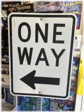 Retro Roadway Relic 18"x24" Aluminum Sign