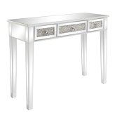 Reflective Elegance Console Table