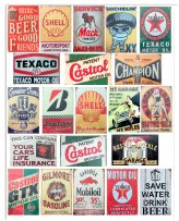 Retro Gas Station Decals Pack