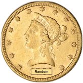 Liberty Head Gold Eagle - Extra Fine - Random Date