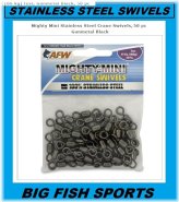 Mighty-Mini Stainless Steel Crane Swivels by AFW (50 Pack)