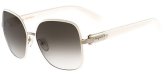 Butterfly Ivory Sunglasses by Salvatore Ferragamo