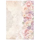 Floral Borders Decoupage Rice Paper