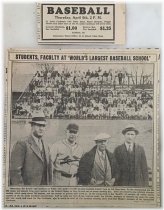 Baseball Time Capsule Clippings