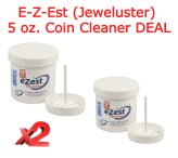 EZ Coin Care Kit - Copper, Gold, and Silver Coin and Jewelry Cleaner (2 Pack)