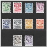 Basutoland King George VI Stamp Set