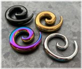 Serenity Spiral Steel Body Adornments