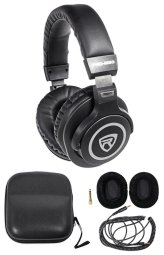 Detachable Coil Headphones with Extra Ear Pad and Protective Case