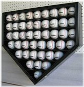 UV-Protected Wall Cabinet for Baseball Memorabilia