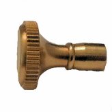 Brass Turn Knob Switch - Threaded TV-511