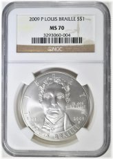 Braille Legacy Silver Dollar