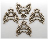 Golden Filigree Chandelier Rings