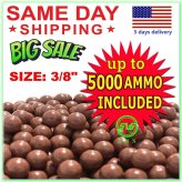 EcoShot Clay Practice Ammo - 1000-5000 Biodegradable 3/8" Balls for Slingshots