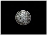 Early American Silver Capped Bust Half Dime - 1833 Edition