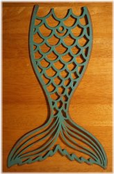 Mermaid's Song Metal Sign Sculpture