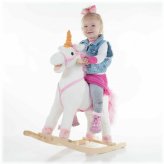 Aurora's Wooden Unicorn Rocker for Young Children