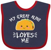 Aunt's Taco Love Baby Bib