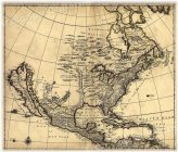 Early North America Map - 1685 Historical Edition (24x28)