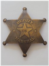 Rustic Frontier Marshal Pin