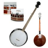 Resonant Sapele Banjo with 24 Brackets and Closed Back