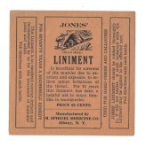 Jones' Liniment Beaver Elixir