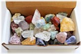 Earth's Treasures Assortment: 1/2 lb of Natural Raw Crystals and Minerals