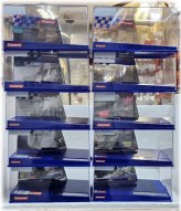 Carrera Toy Car Display Case with Mirrored Back