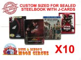 Steelbook Shield - Premium Clear Protectors for BLU-RAY J-Cards (BR5 Size)