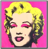 Marilyn's Pop Art Portrait: A Vibrant Vinyl Sticker for Your Laptop