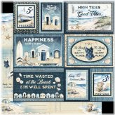 Ocean Breeze Scrapbooking Paper