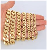 Monaco Gold Chain Bracelet Collection