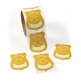Law Enforcement Badge Stickers