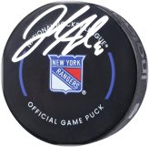 Jacob Trouba Signed Rangers Game Puck