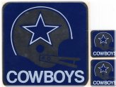 Cowboys Foil Sticker Set