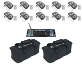 Party Pro Lighting Kit with DMX Controller and Bags