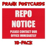 Prankster's Repo Postcard Set