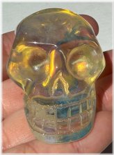Golden Andara Obsidian Balance Skull