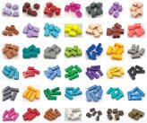 Colorful Connectable Building Blocks